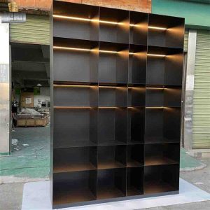Titanium Decorative Gold Steel Detachable Cabinets